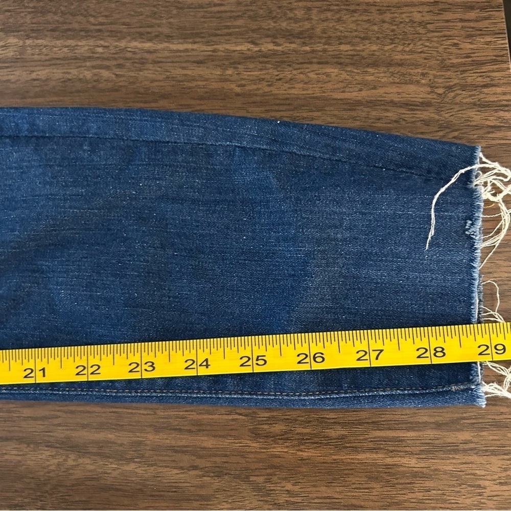 💕 Madewell 9” MID-RISE SKINNY Classic Blue Women's Jeans 25x29 - Picture 12 of 13